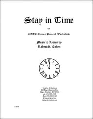 Stay in Time SATB choral sheet music cover Thumbnail